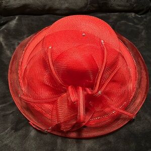 Vintage Kentucky derby Retro Style Red Hat